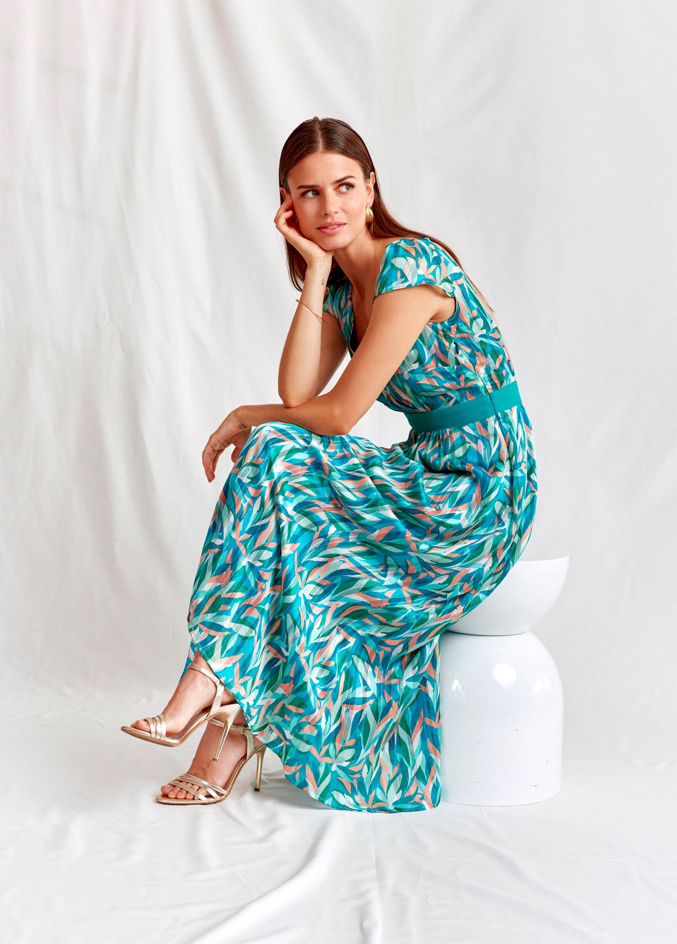 Robe Fermo Palme Émeraude