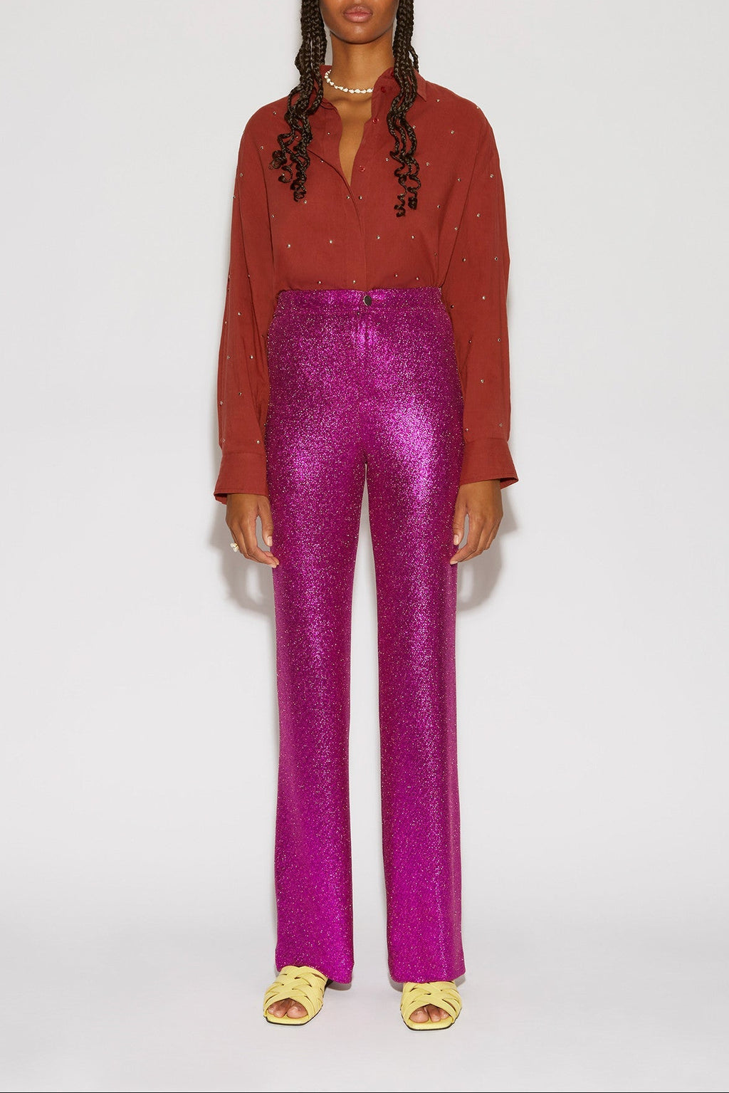 DUKE GLITTER BOUGAINVILLIER TROUSERS