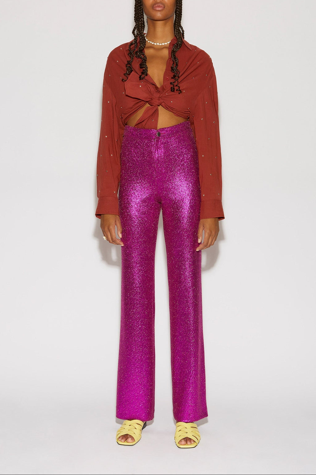 DUKE GLITTER BOUGAINVILLIER TROUSERS