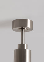Wind Forma - 45W Quiet Ceiling Fan with Optional Ambient Light - Nickel/Dark Wood Effect