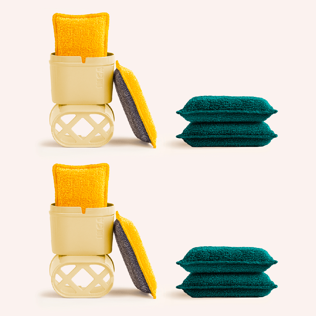 Set Spugne E Spugne Per Bagno