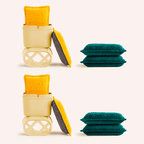 Set Spugne E Spugne Per Bagno