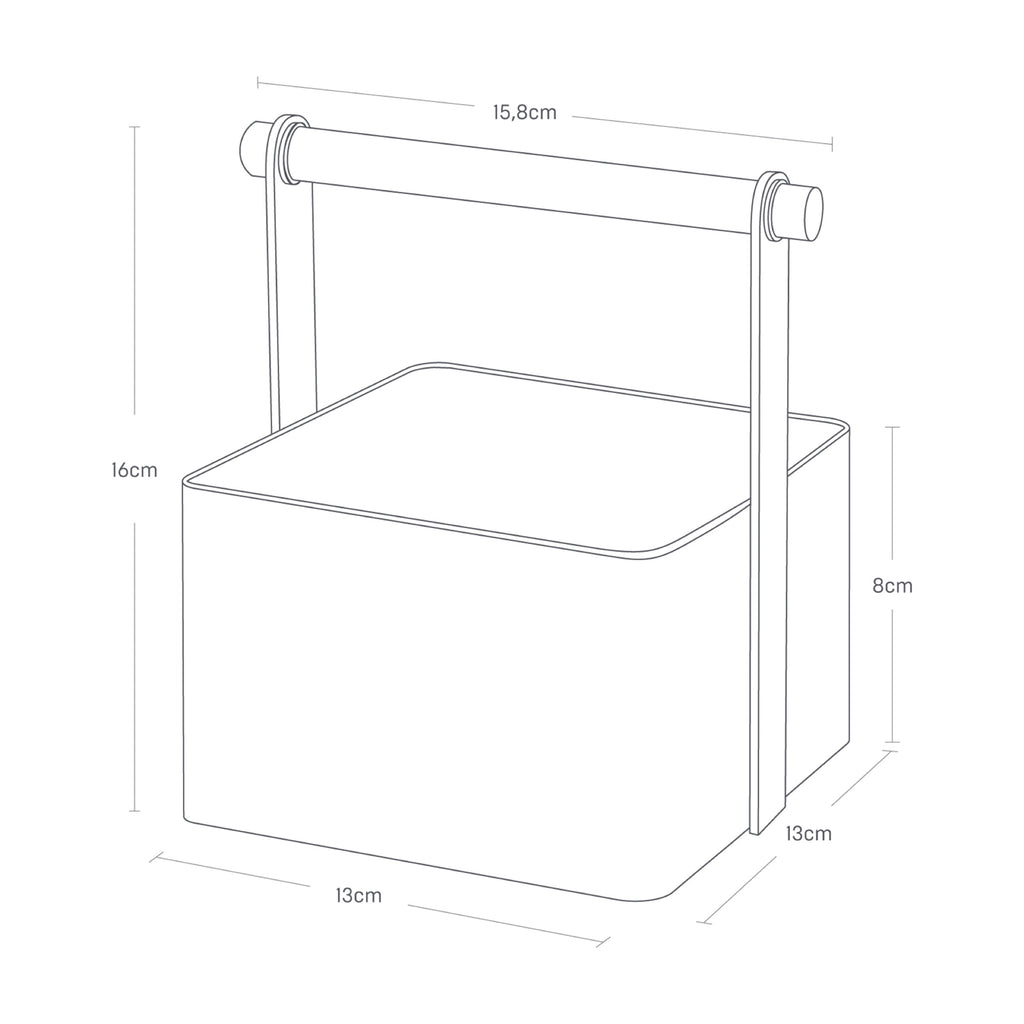 Tosca Small Tool Box - White