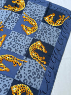 Cartier Scarf – Blue And Panthers Model
