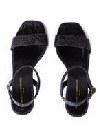 Sandales Serpent - Noir - Femme