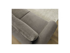 Canapé Droit Convertible Coffre Lucien - Tissu Lisse
