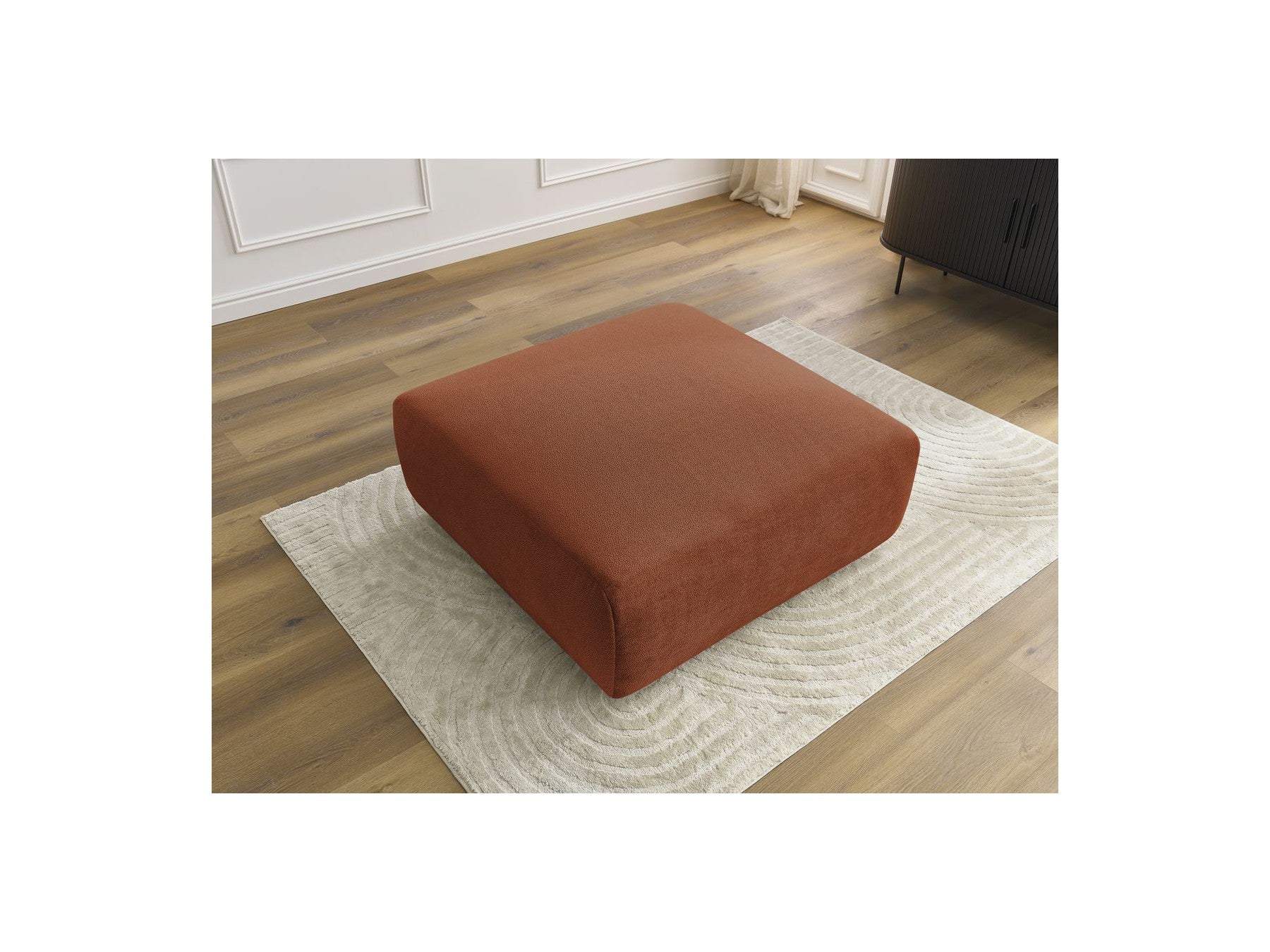 Pouf - Lucien - Tissu Lisse