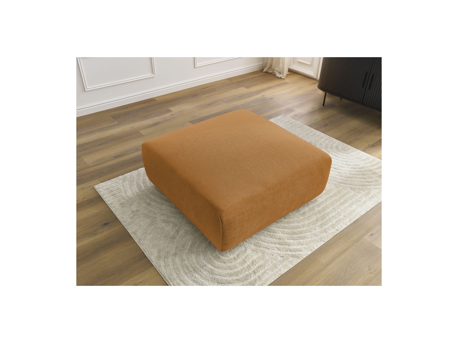 Pouf - Lucien - Tissu Lisse