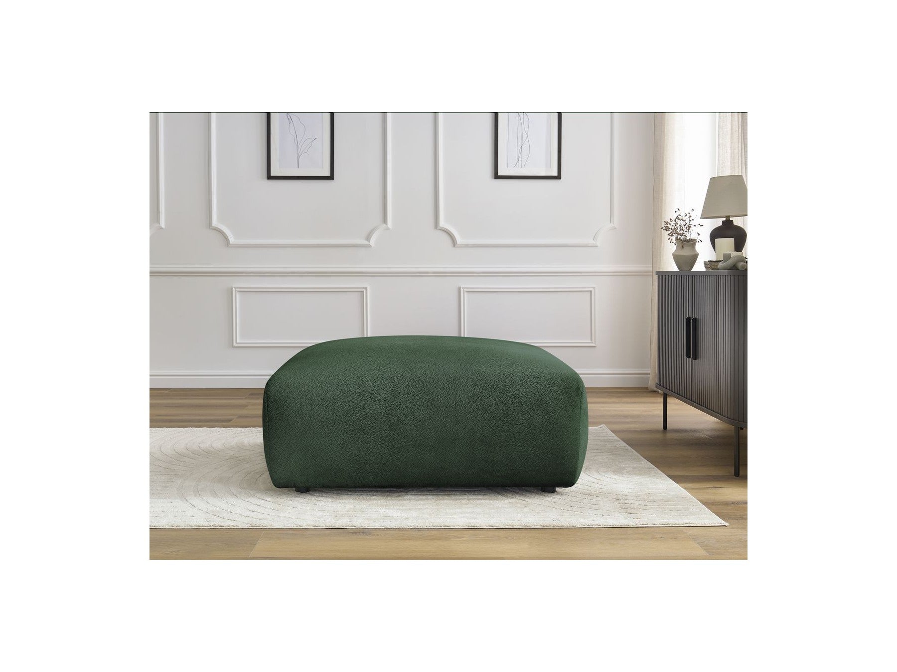 Pouf - Lucien - Tissu Lisse