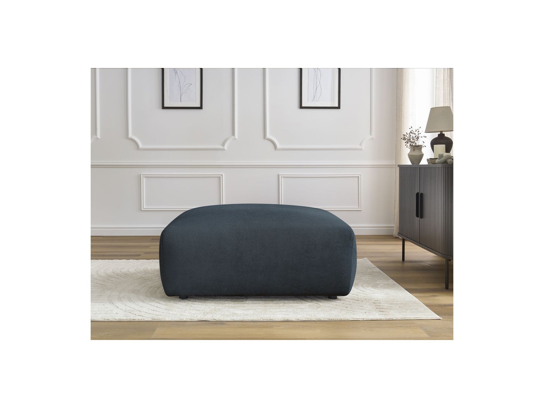 Pouf - Lucien - Tissu Lisse