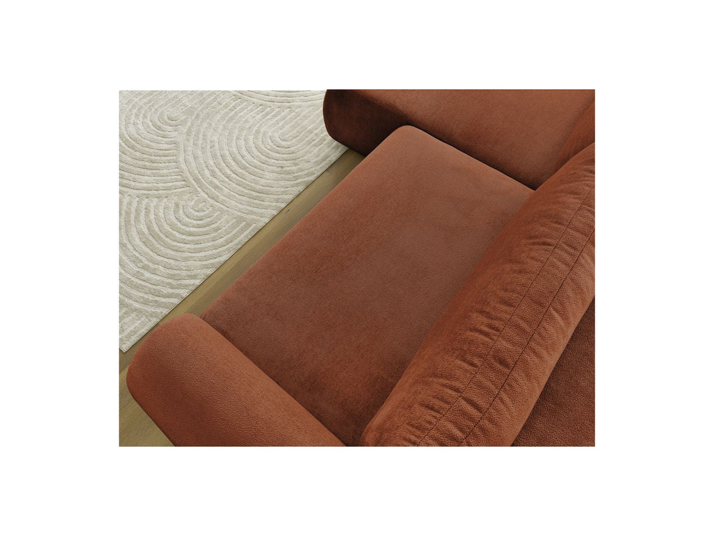 Canapé D'Angle Convertible Coffre Lucien - Tissu Lisse - Angle Gauche
