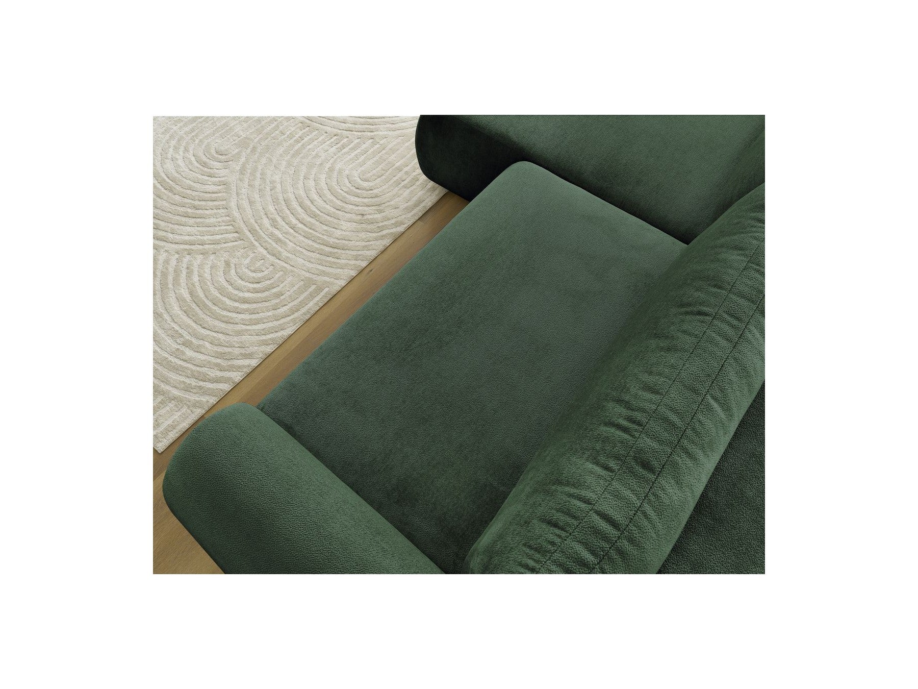 Canapé D'Angle Convertible Coffre Lucien - Tissu Lisse - Angle Gauche