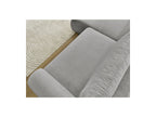 Canapé D'Angle Convertible Coffre Lucien - Tissu Lisse - Angle Gauche