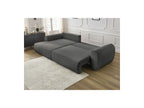 Canapé D'Angle Convertible Coffre Lucien - Tissu Lisse - Angle Gauche