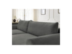 Canapé D'Angle Convertible Coffre Lucien - Tissu Lisse - Angle Gauche
