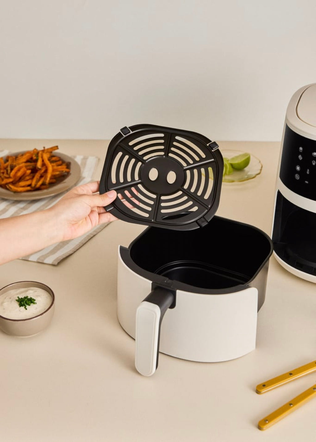 Air Fryer Easy - 4.5 L Air Fryer - Off-White