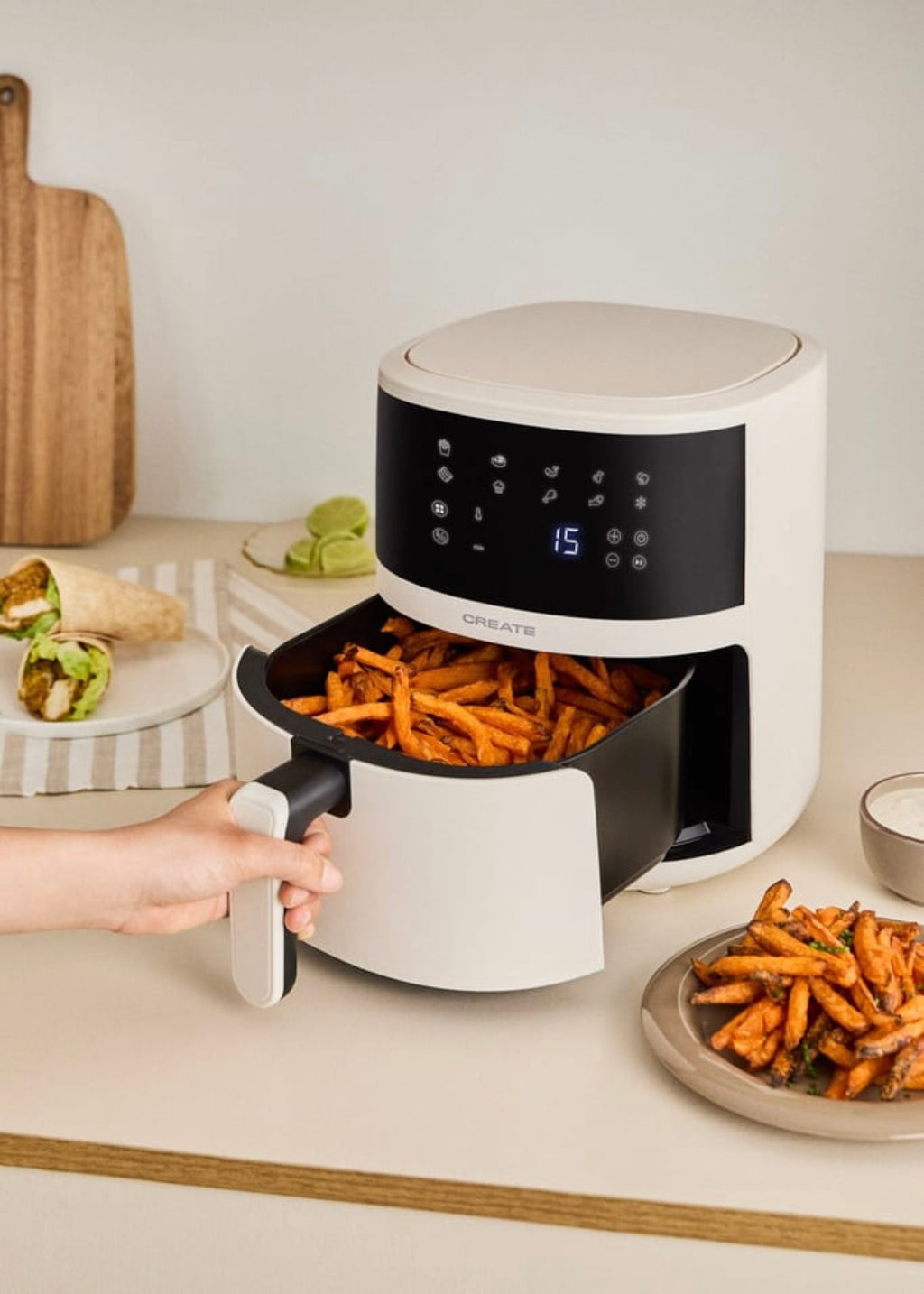 Air Fryer Easy - 4.5 L Air Fryer - Off-White