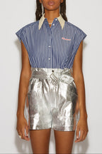SHORT SADIE SILVER ARGENT