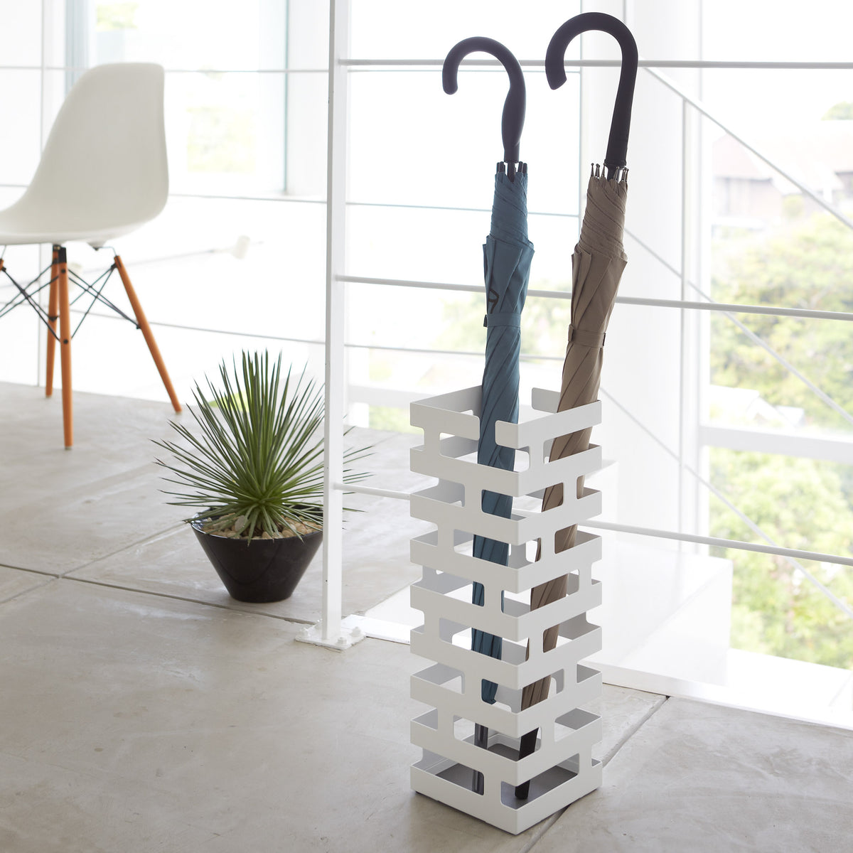Porte-Parapluies En Brique - Blanc