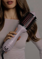 Ceramic LED Volume Styler - Volumising Brush with Dual LED Treatment - Lavender