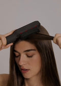 Ion LED Styler - Ionic Straightening Brush with LED Treatment - Black