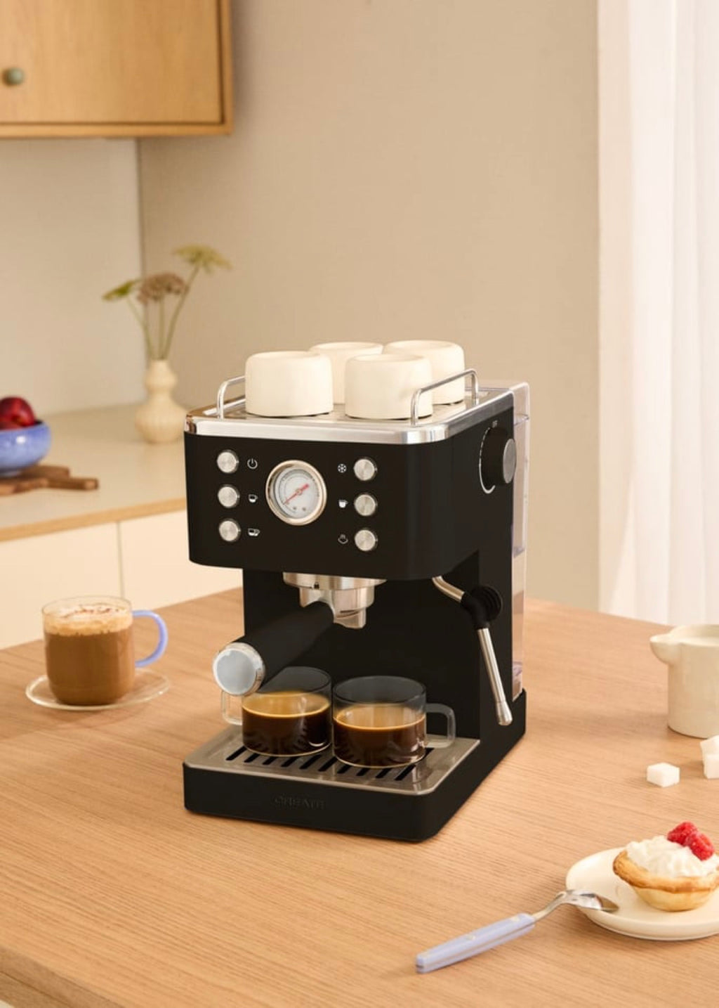 Thera Classic Cold Brew - Cafetera Express 20 Bar Con Función De Café Frío - Negro
