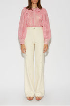 BLOUSE SONG SEERSUCKER PINK