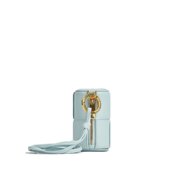 Bottega Veneta - Leather Coin Purse - Women - Blue