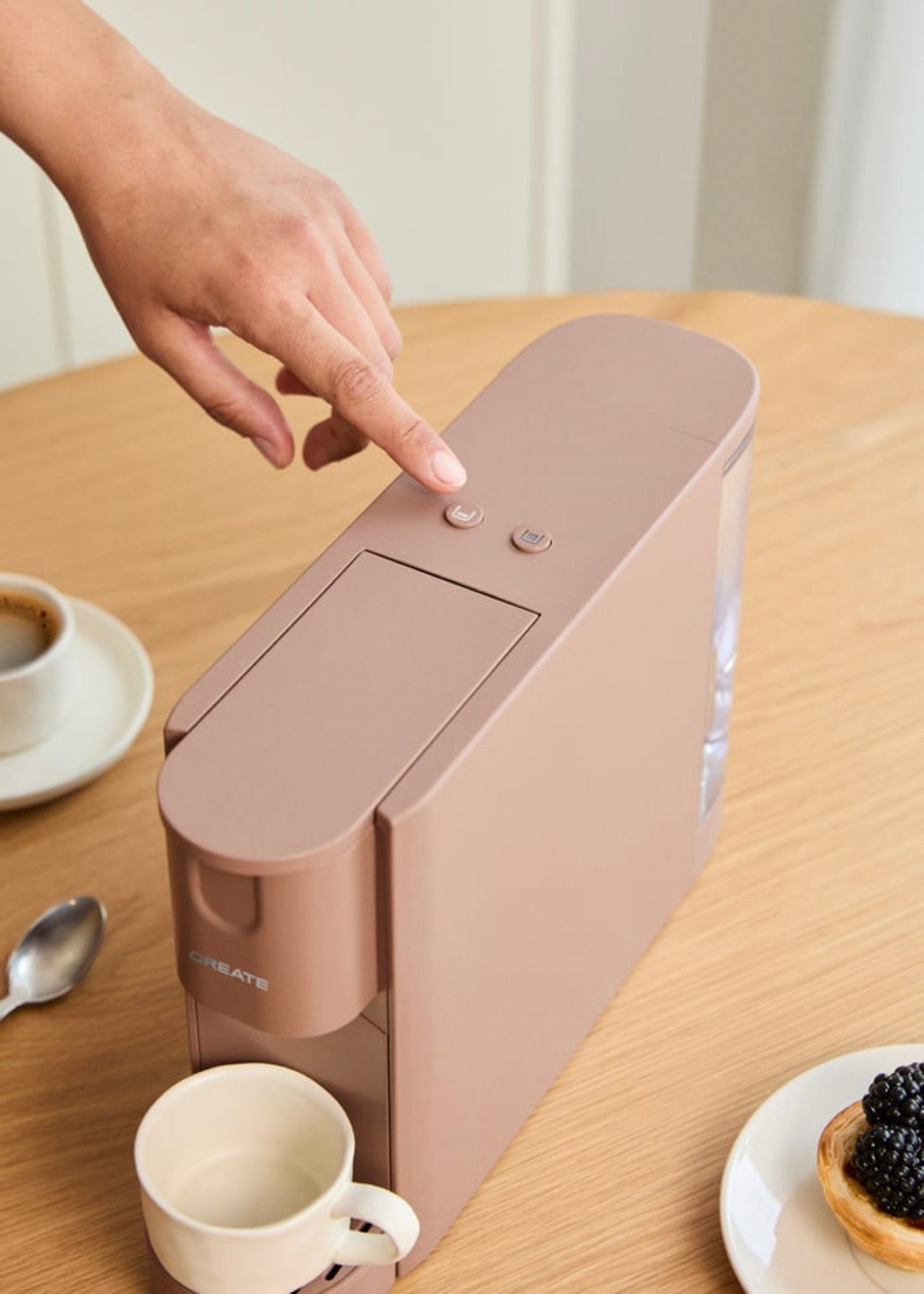 Thera Easy - Cafetera De Cápsulas Express 20 Bar Con Depósito De Recogida - Moca
