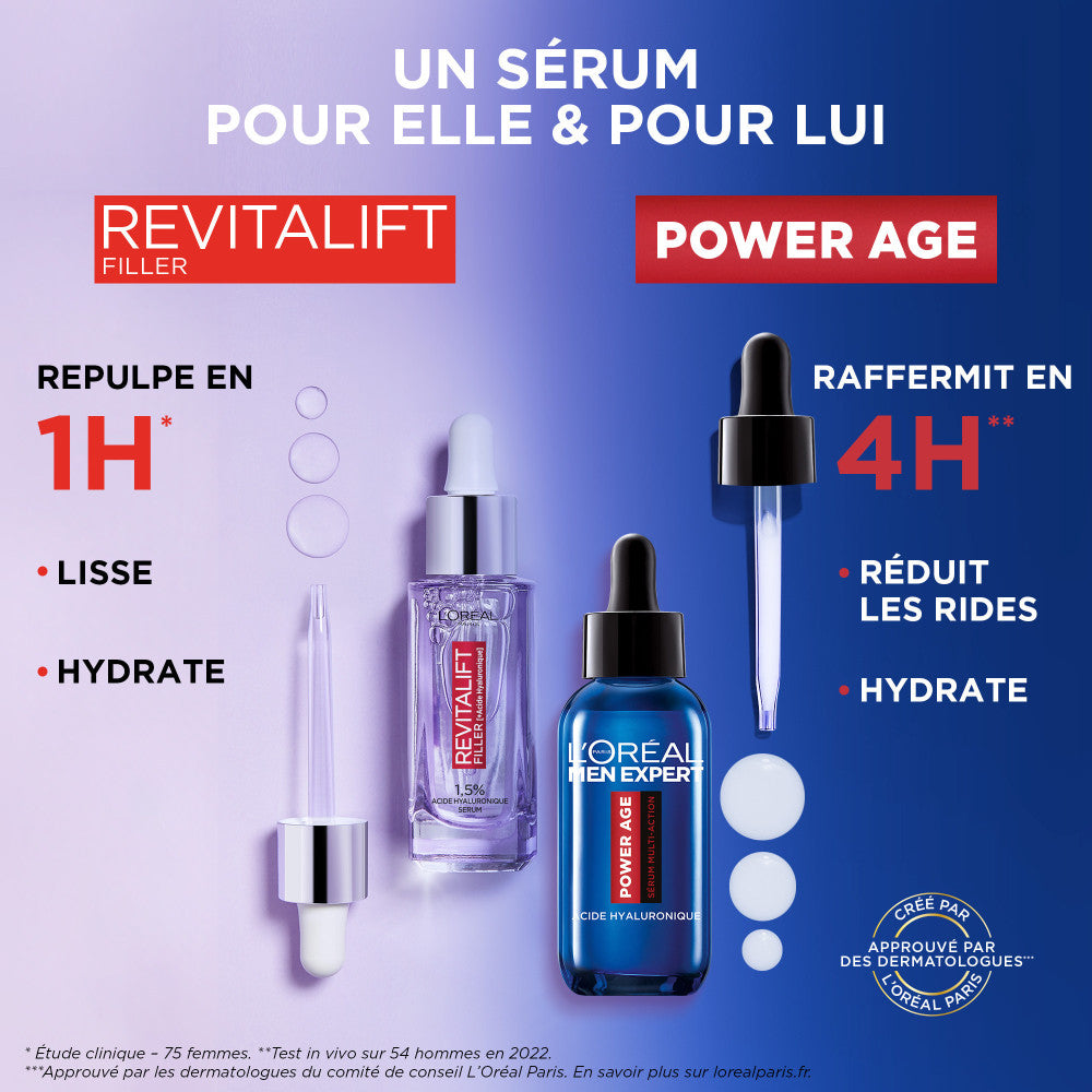 Duo Serums: Revitalift Filler Plumping Serum & Anti-Aging Power Age Serum