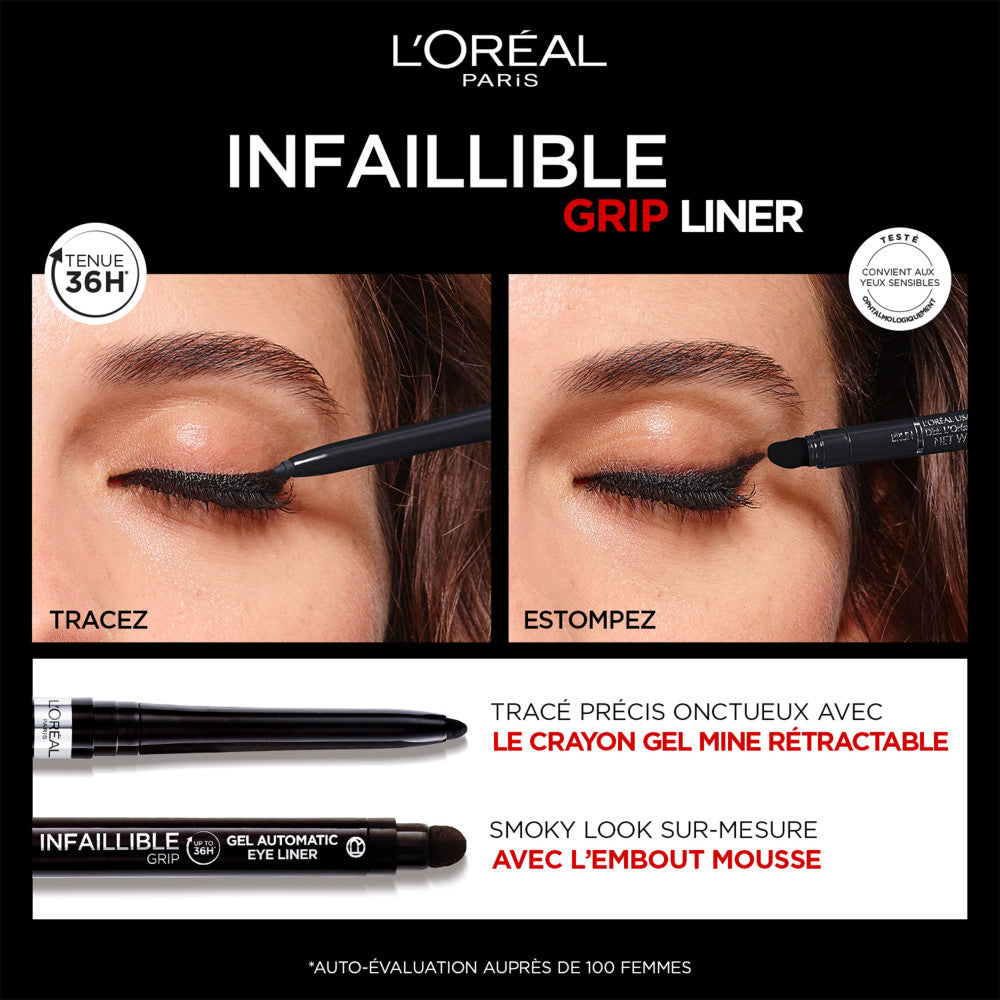 Infallible Grip Liner Gel Intense Black
