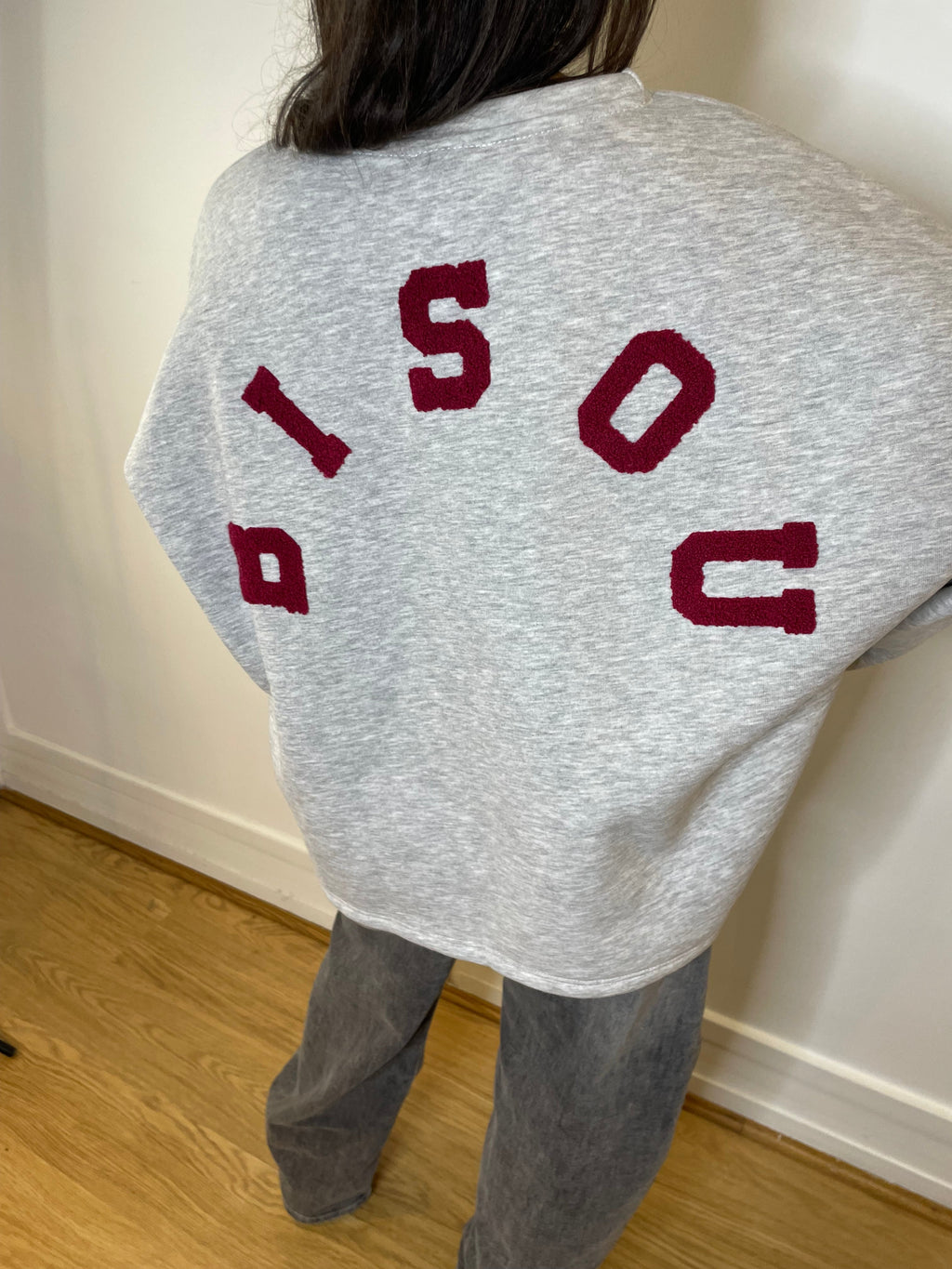 Sweat Bisou - Gris