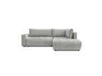 Arsene - L-shaped Convertible Corner Sofa with Storage - Velvet - Right-hand Corner