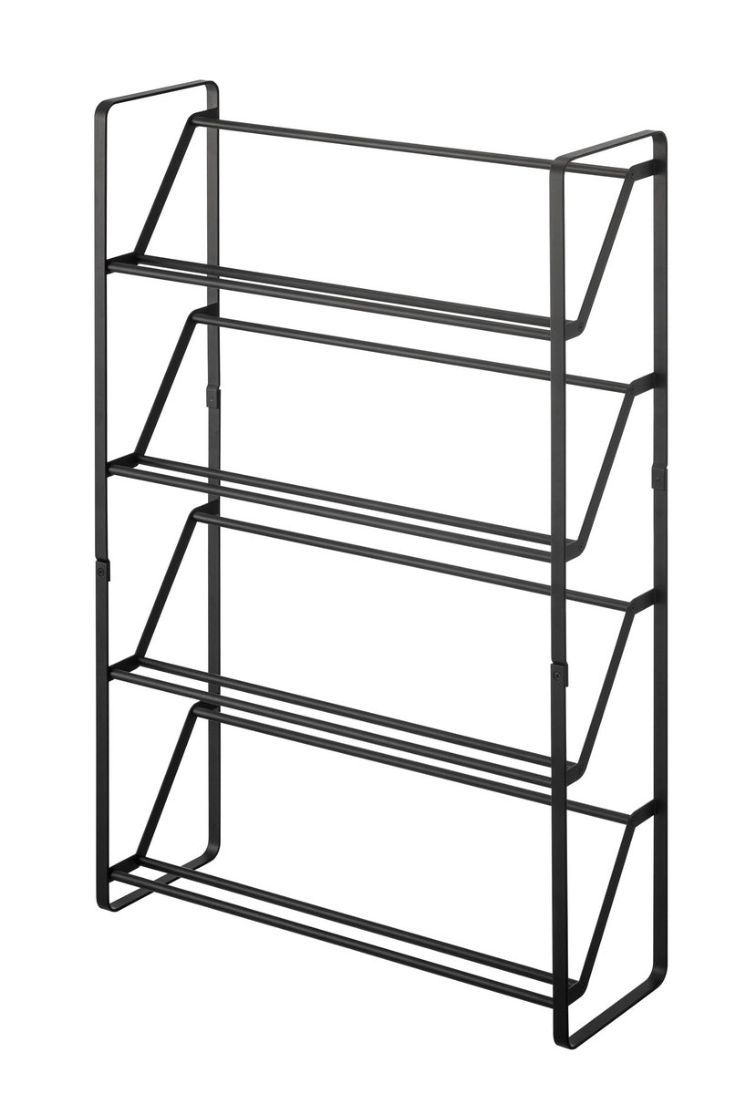 4-Tier Shoe Rack - Frame - Black