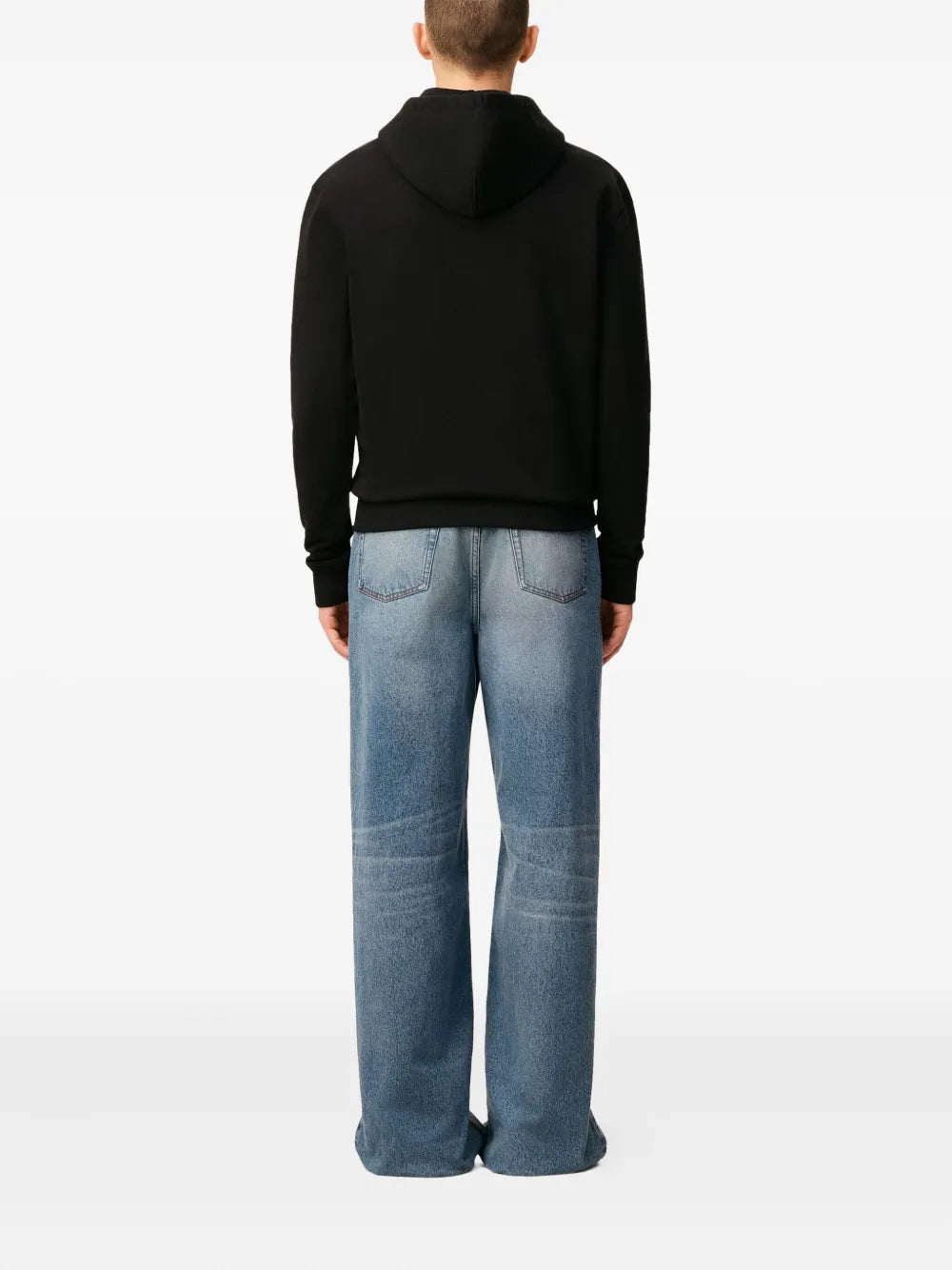 Ami Paris - Ami De Coeur Zipped Hoodie – Black