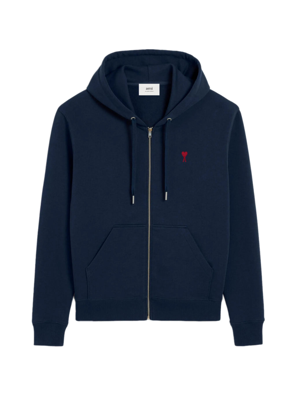 Sudadera con capucha y cremallera Ami De Coeur – Ami Paris – Navy