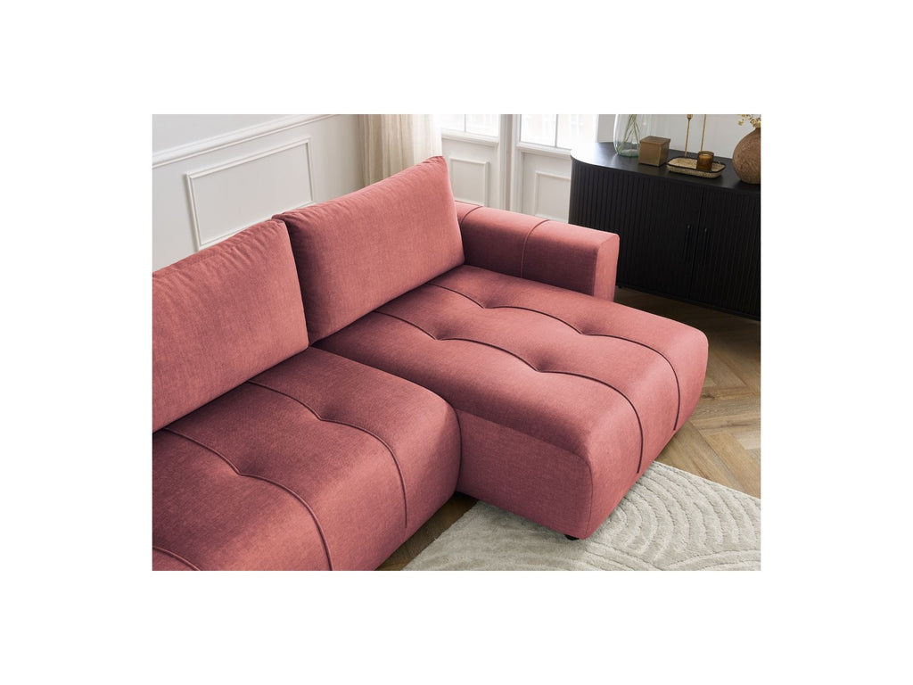 Arsene - Canapé D'Angle Réversible Convertible Coffre - Velours
