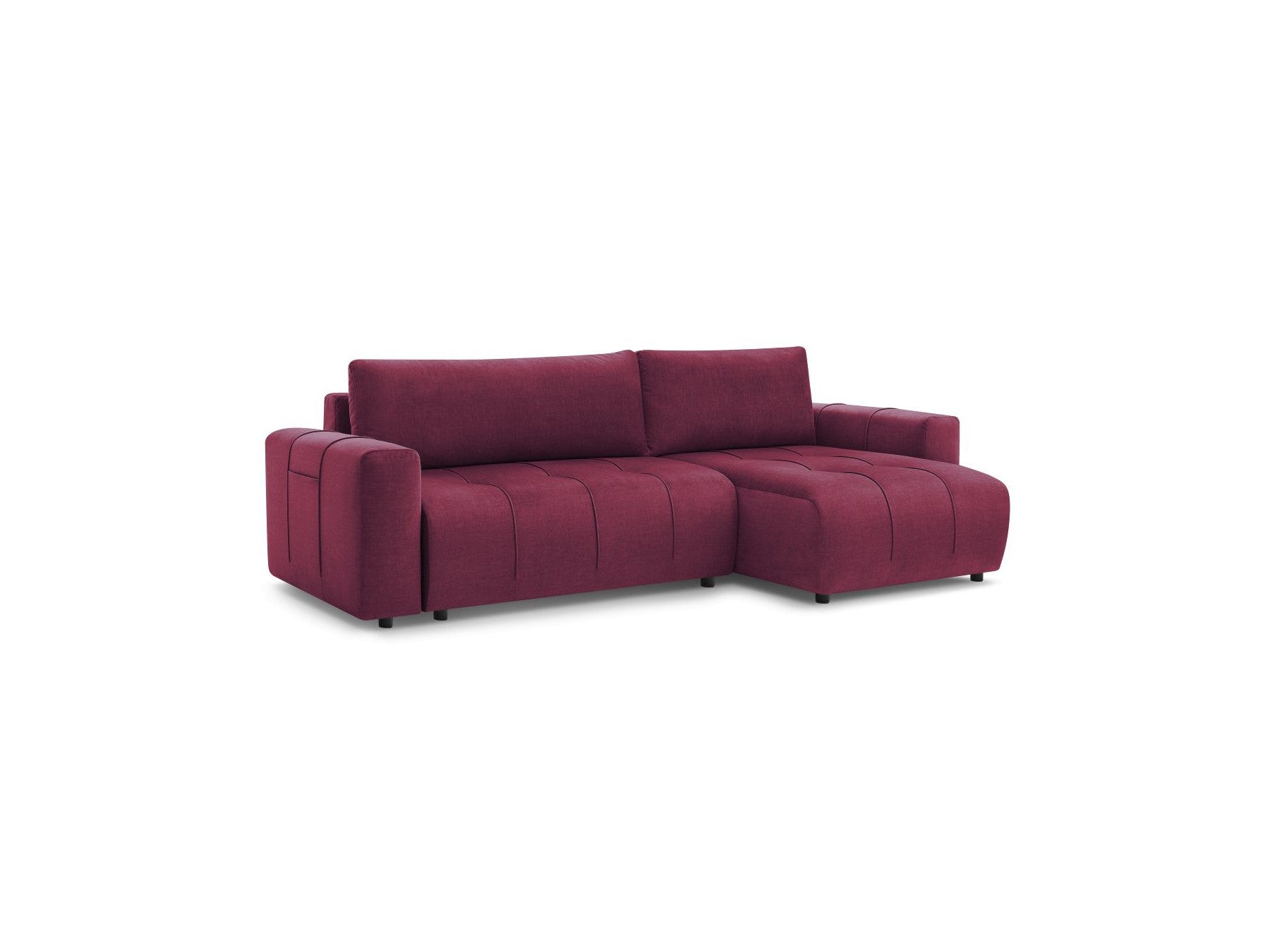 Arsene - Canapé D'Angle Réversible Convertible Coffre - Velours