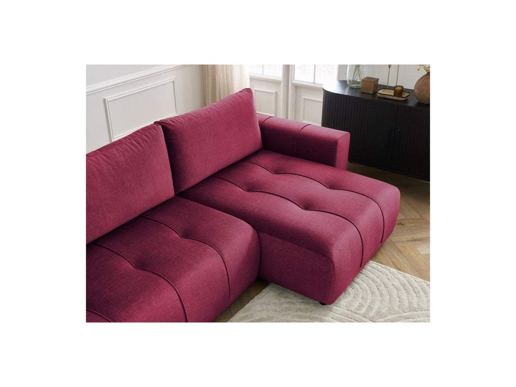 Arsene - Canapé D'Angle Réversible Convertible Coffre - Velours