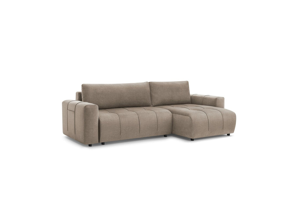 Arsene - Canapé D'Angle Réversible Convertible Coffre - Velours