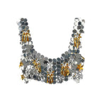 Top crop - Argent Et Or - Femme