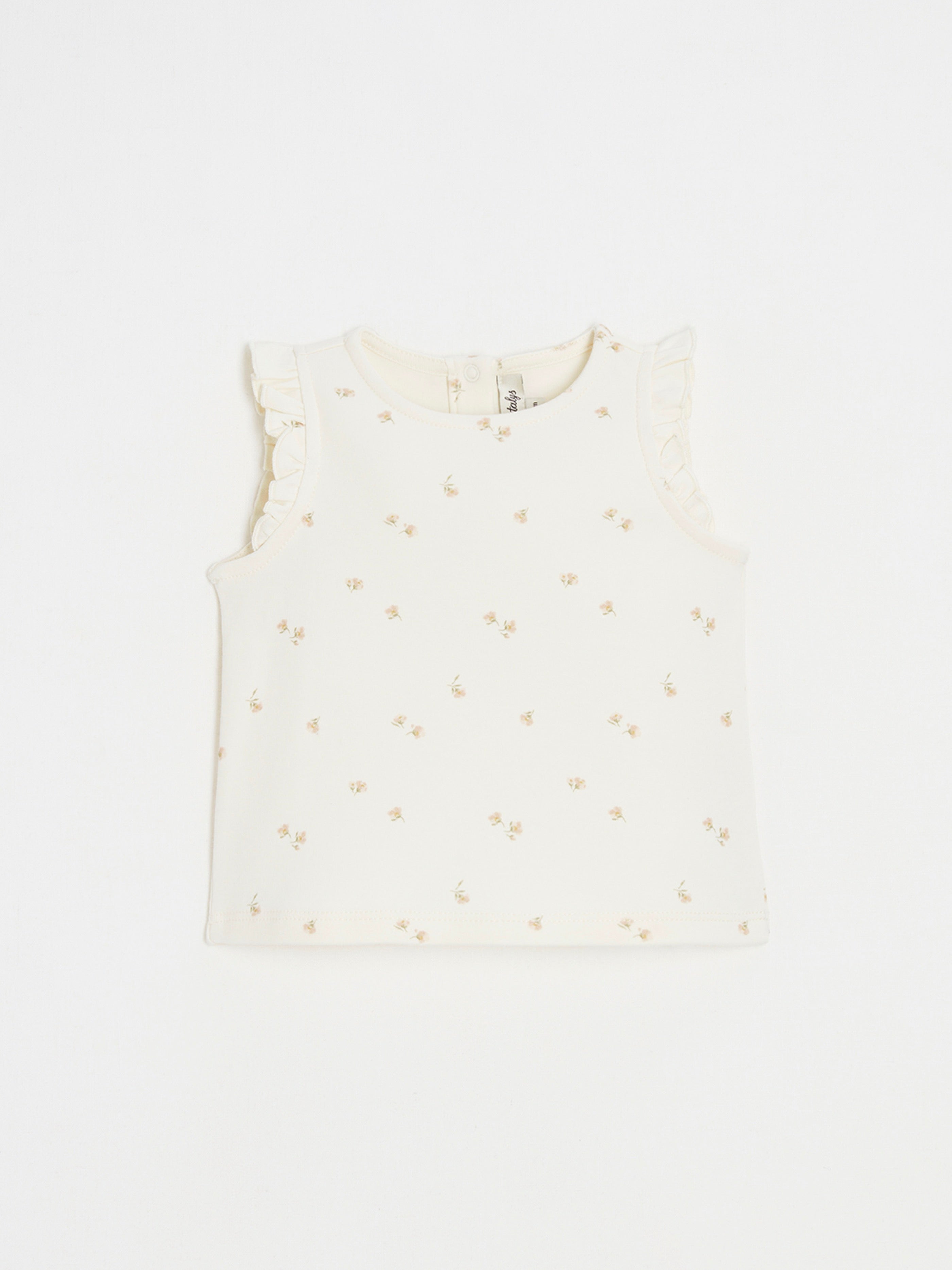T-Shirt Sans Manche Craie - Fille