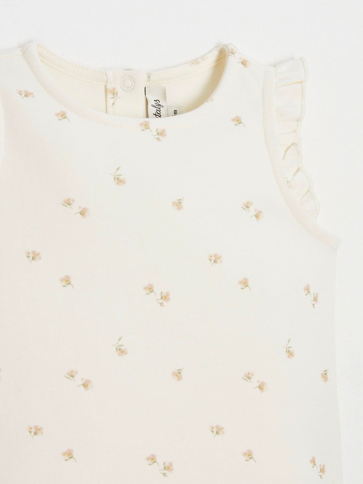 T-Shirt Sans Manche Craie - Fille