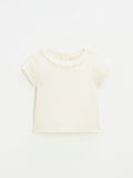 Natalys - Short-Sleeved Chalk T-Shirt - Girl