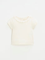 Natalys - Short-Sleeved Chalk T-Shirt - Girl