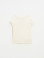 Natalys - Short-Sleeved Chalk T-Shirt - Girl