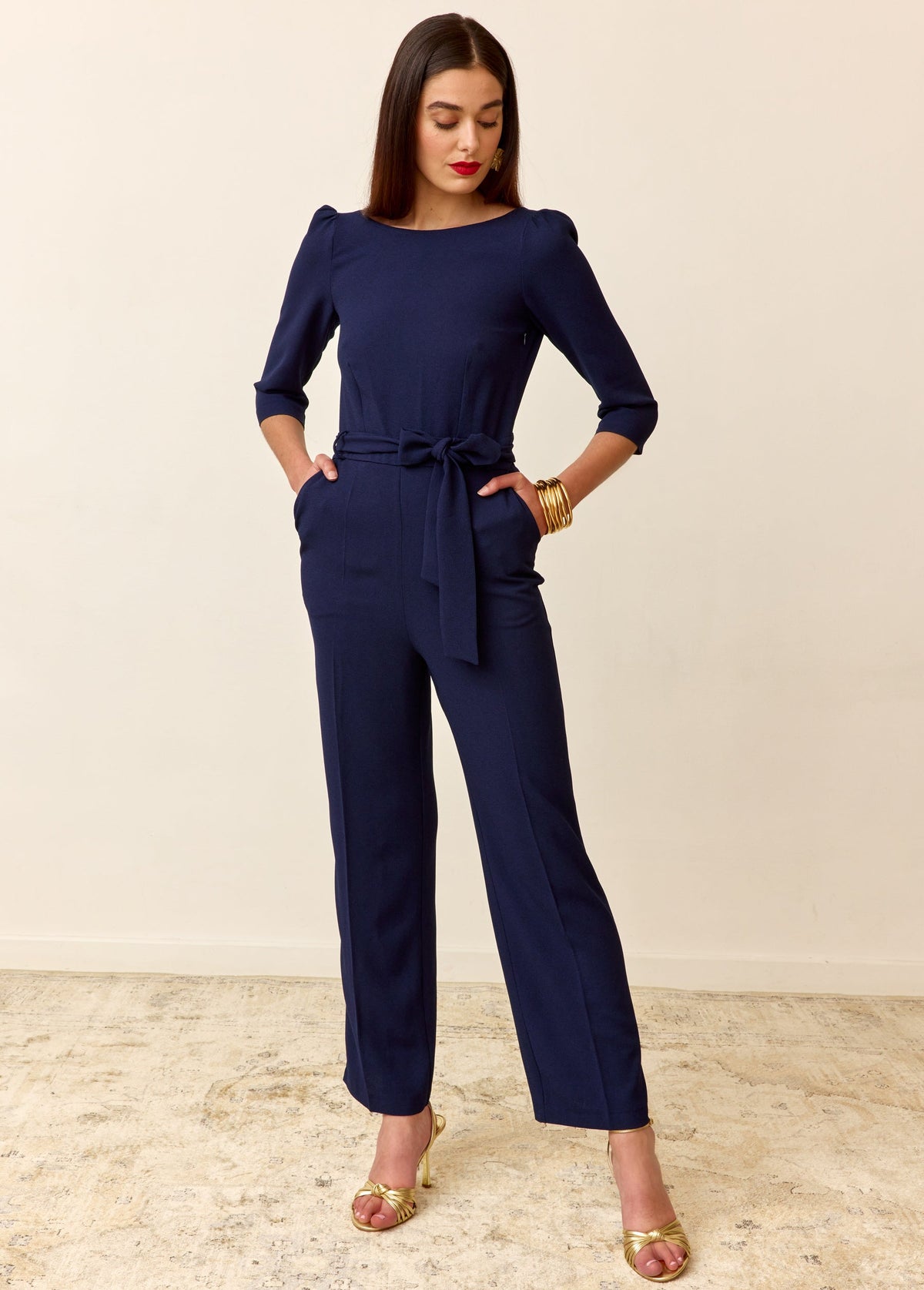 Jumpsuit Brasilia Marineblau