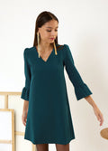 Antonia Dress Emerald Green