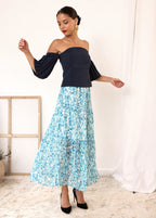 Jupe Faneli Toscane Bleue
