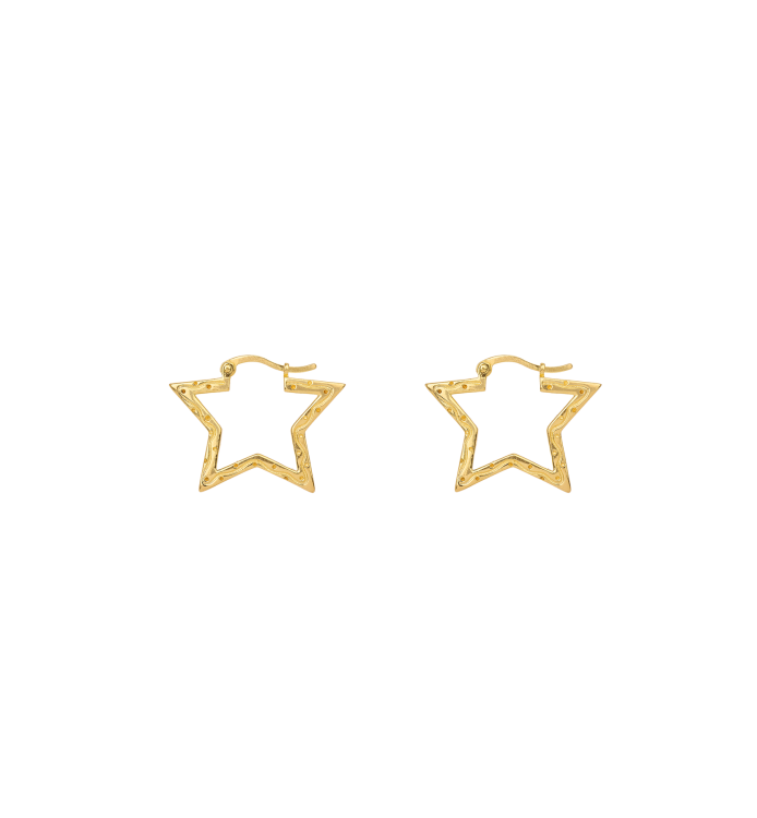 Créoles Funky Star Petit Modèle